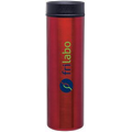 16 Oz. Red Montara Stainless Steel Tumbler